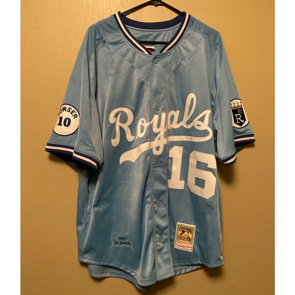 Mitchell & Ness Shirts Kansas City Royals Mitchell Ness Bo Jackson